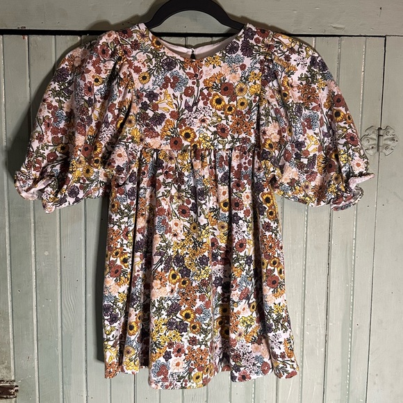Bonnie Jean Multicolor Fall Floral Dress - Picture 2 of 5